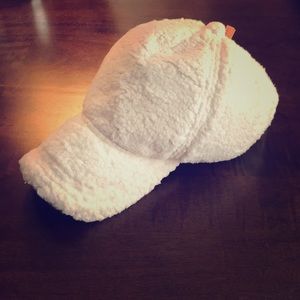 aerie // sherpa baseball cap